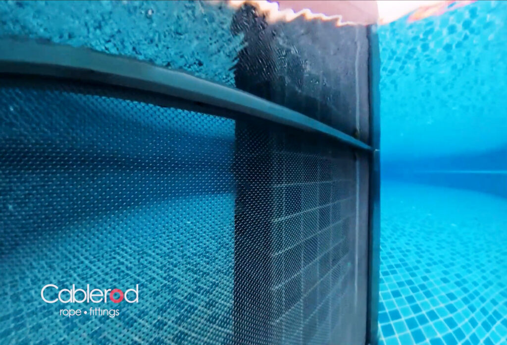 underwater screen metal drapery mesh coil